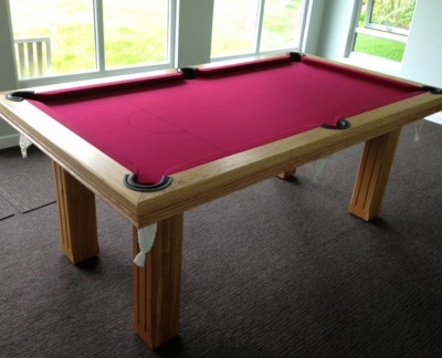 Modern English Pool Tables Royal 7' x 4' Pool Table - Square Fluted Legs