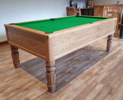 Traditional English Pool Tables Emperor English Pool Table with Straight Turned Fluted Leg