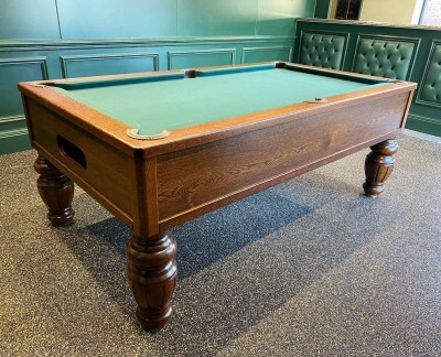 Traditional English Pool Tables 7ft Emperor English Pool Table with Fluted Barrel Legs
