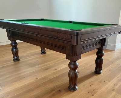 Traditional English Pool Tables Royal Executive 7ft English Pool Table with Tulip Fluted Legs