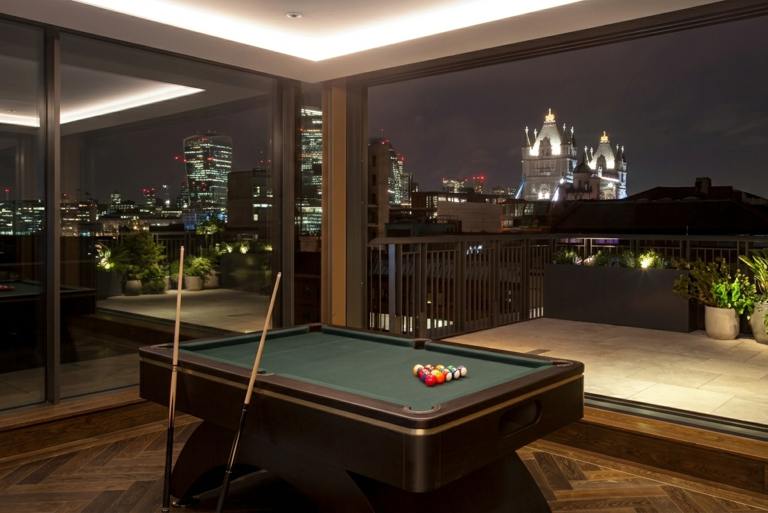Luxury Bespoke Pool Table Interior