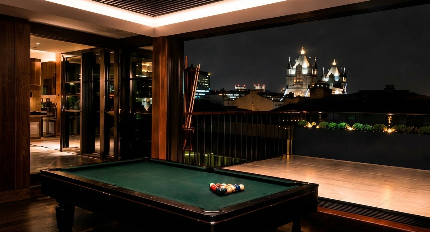 Luxury Bespoke Pool Table Interior