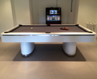 American Pool Tables Olhausen Sahara Pool Table in White