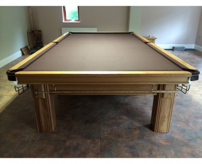 Modern Snooker Tables Connoisseur 12' x 6' Snooker Table - Oak with Square Legs
