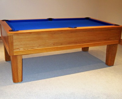 Emperor English Pool Table in Light Golden Oak finish
