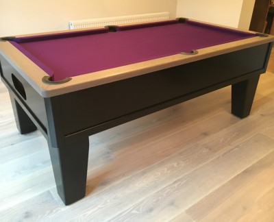 Emperor English Pool Table with 8" Tapered Leg