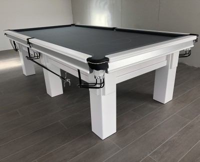 Connoisseur 9' x 4'6" Snooker Table in White