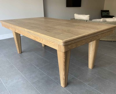 Pool Dining Table - 7ft Full Tapered Leg