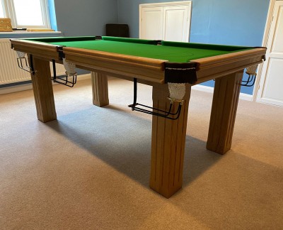 Royal 6' x 3' Snooker Table with Square Fluted Legs