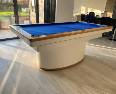 Pool Dining Table - Centre Pedestal Leg