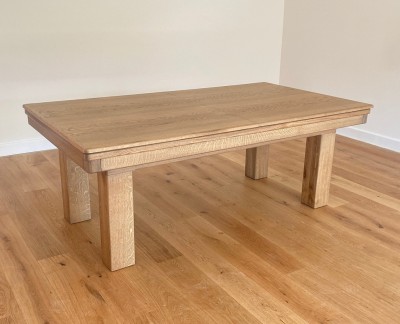 Pool Dining Table - 7ft Oak / Grey