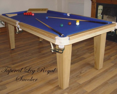 Royal 6' x 3' Snooker Table with Tapered Legs