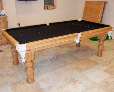 Snooker Dining Tables Snooker Dining Table - Oak / Black Cloth