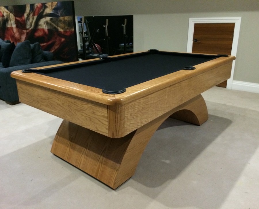 Olhausen Waterfall Pool Table in American Oak - American Pool Table