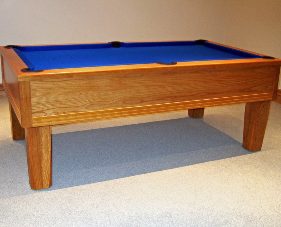 Emperor English Pool Table in Light Golden Oak Finish