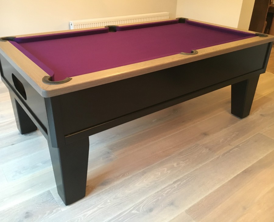 Emperor English Pool Table with 8" Tapered Leg