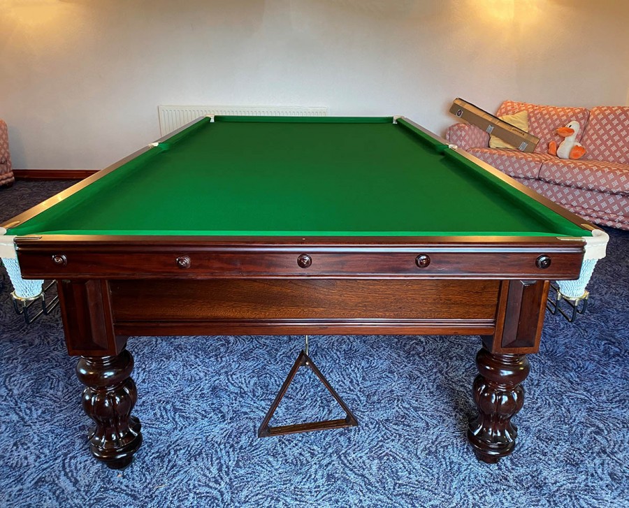 Full-Size Burroughs & Watts Snooker Table