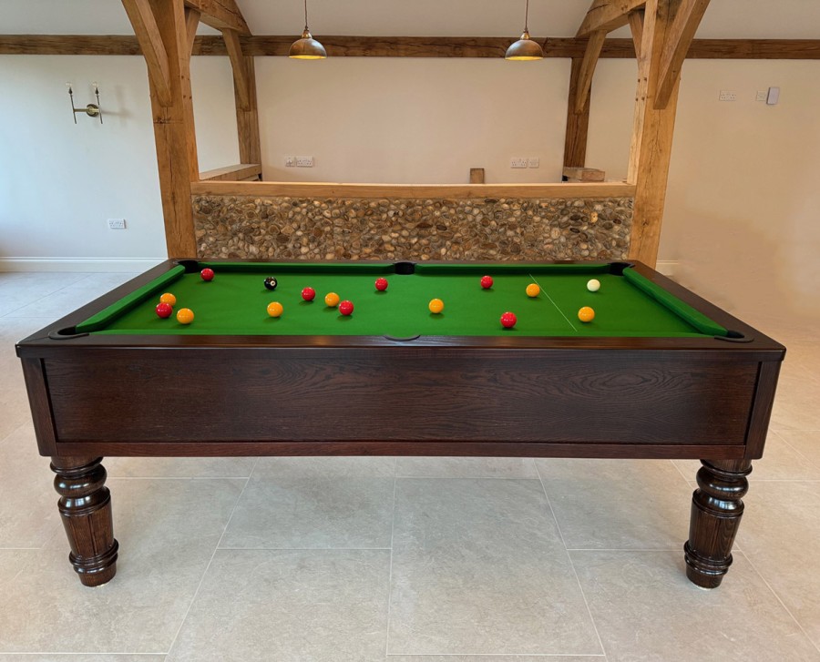 Emperor English Pool Table in Oak