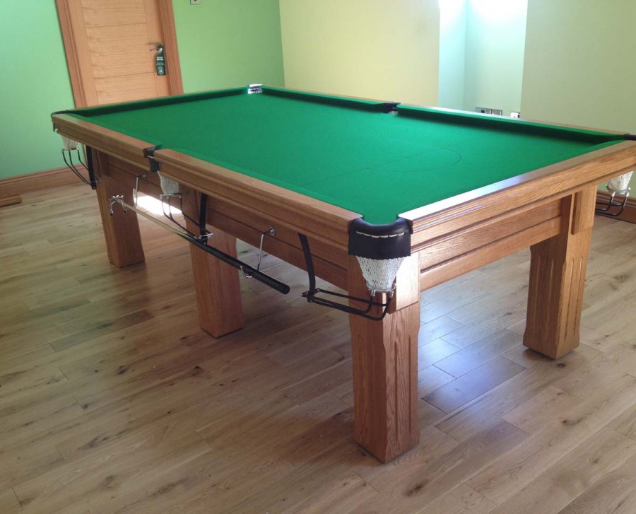 Royal Executive 8' x 4' Snooker Table - Square Fluted Legs
