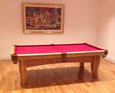 Olhausen Chicago Pool Table in Oak