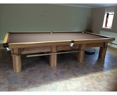 Connoisseur 12' x 6' Snooker Table - Oak with Square Legs