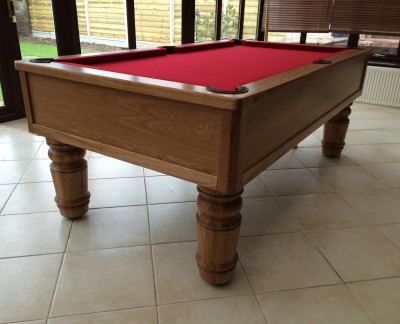 Emperor English Pool Table with 8" leg
