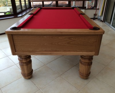 Emperor English Pool Table with 8" leg