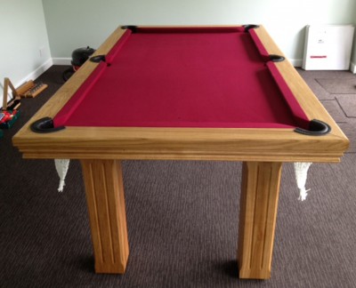 Royal 7' x 4' Pool Table - Square Fluted Legs