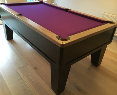 Emperor English Pool Table with 8" Tapered Leg