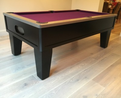 Emperor English Pool Table with 8" Tapered Leg