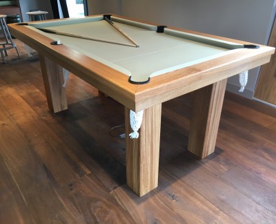Pool Dining Table - 6ft in Oak / Sage