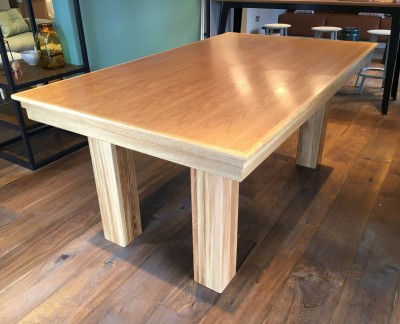 Pool Dining Table - 6ft in Oak / Sage