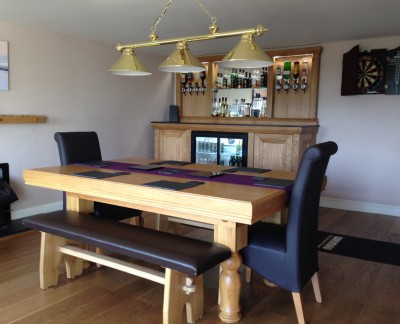 Connoisseur Traditional Back Bar with Granite Top