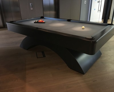 Olhausen Waterfall Pool Table with Spray Painted Finish