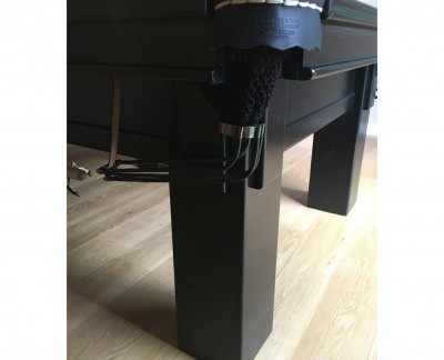 Connoisseur 9' x 4' 6" Snooker Table in Black with Slate cloth
