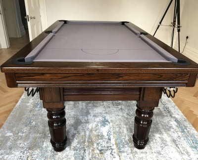 Royal Executive English Pool Table with all game rails