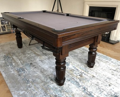 Royal Executive English Pool Table with all game rails