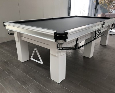 Connoisseur 9' x 4'6" Snooker Table in White