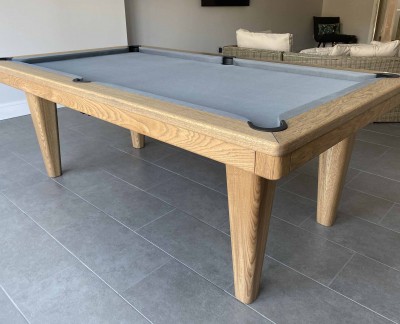 Pool Dining Table - 7ft Full Tapered Leg