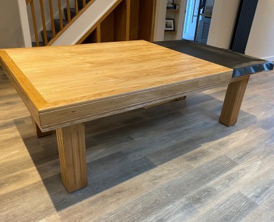 Snooker Dining Table - Oak - Square Leg