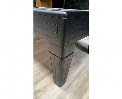 Duke English Pool Table - Full Tapered Leg with black stained matt finish