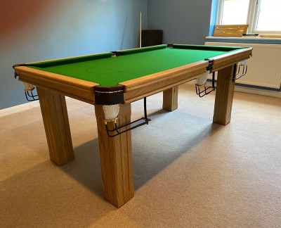 Royal 6' x 3' Snooker Table with Square Fluted Legs