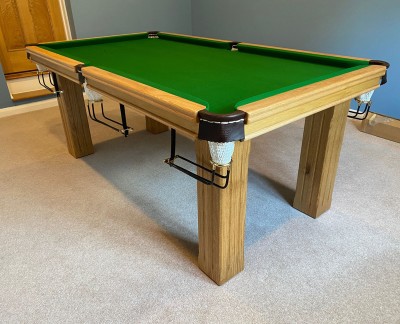 Royal 6' x 3' Snooker Table with Square Fluted Legs