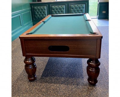 7ft Emperor English Pool Table with Fluted Barrel Legs