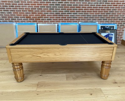 Emperor English Pool Table with Large Straight Turned Leg