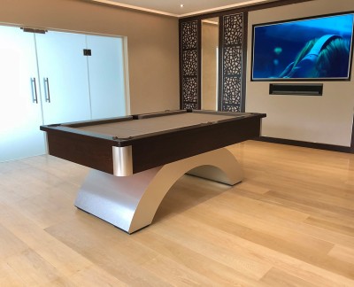 Arched-Contemporary English Pool Table