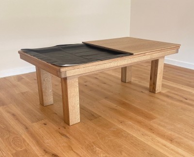 Pool Dining Table - 7ft Oak / Grey