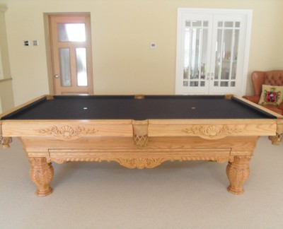 Olhausen St Andrews in Oak Pool Table with Accessories Draw