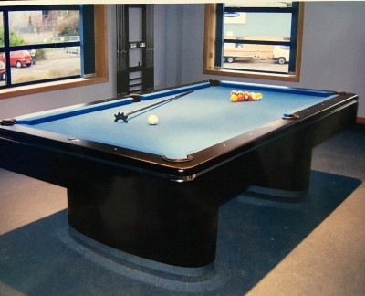 Olhausen Sahara Pool Table with Black Finish