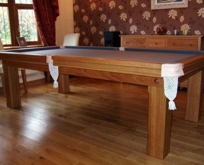 Snooker Dining Table - 7ft in Oak